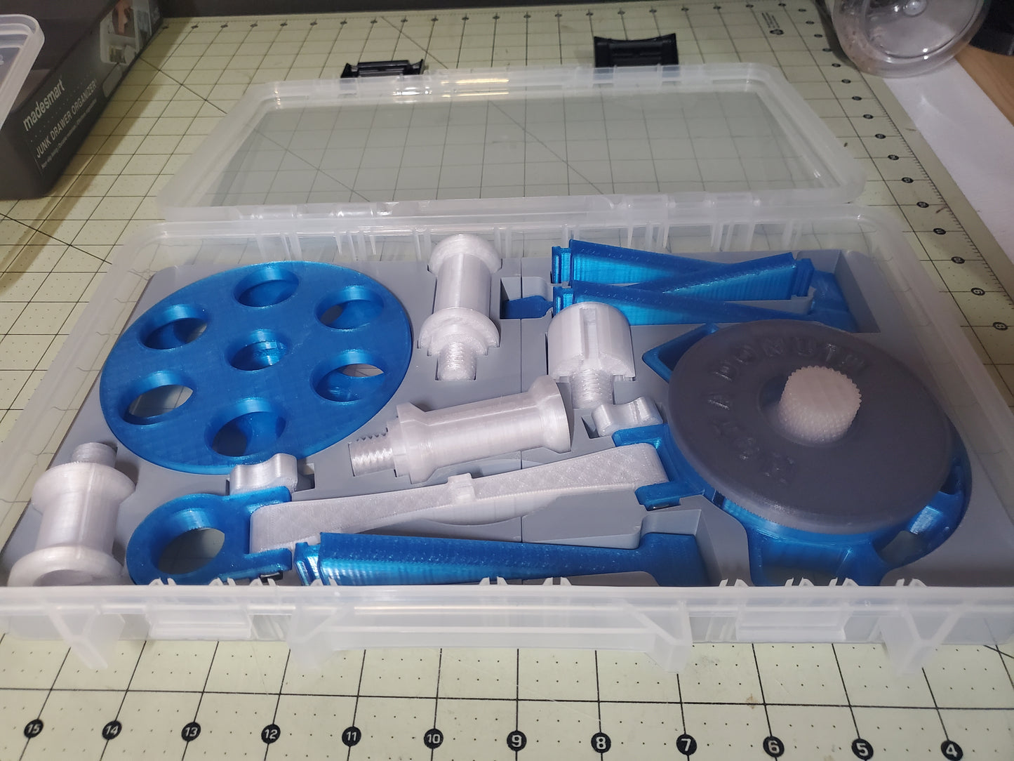 Shack Caddy - Ice Fishing Rod Stand with Optional Tool Caddy/Glow Cup