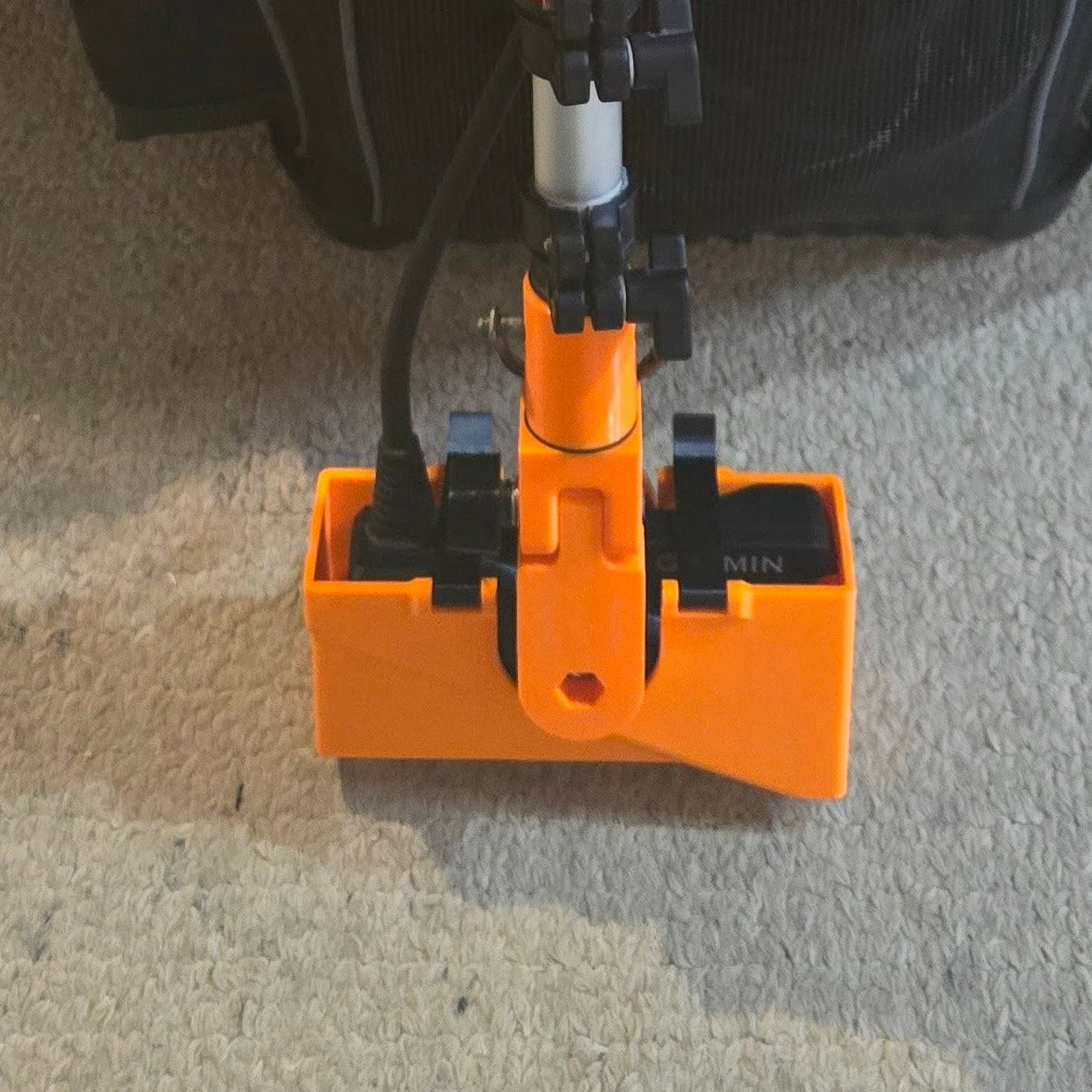 Photo of the transducer cover installed on the transducer.