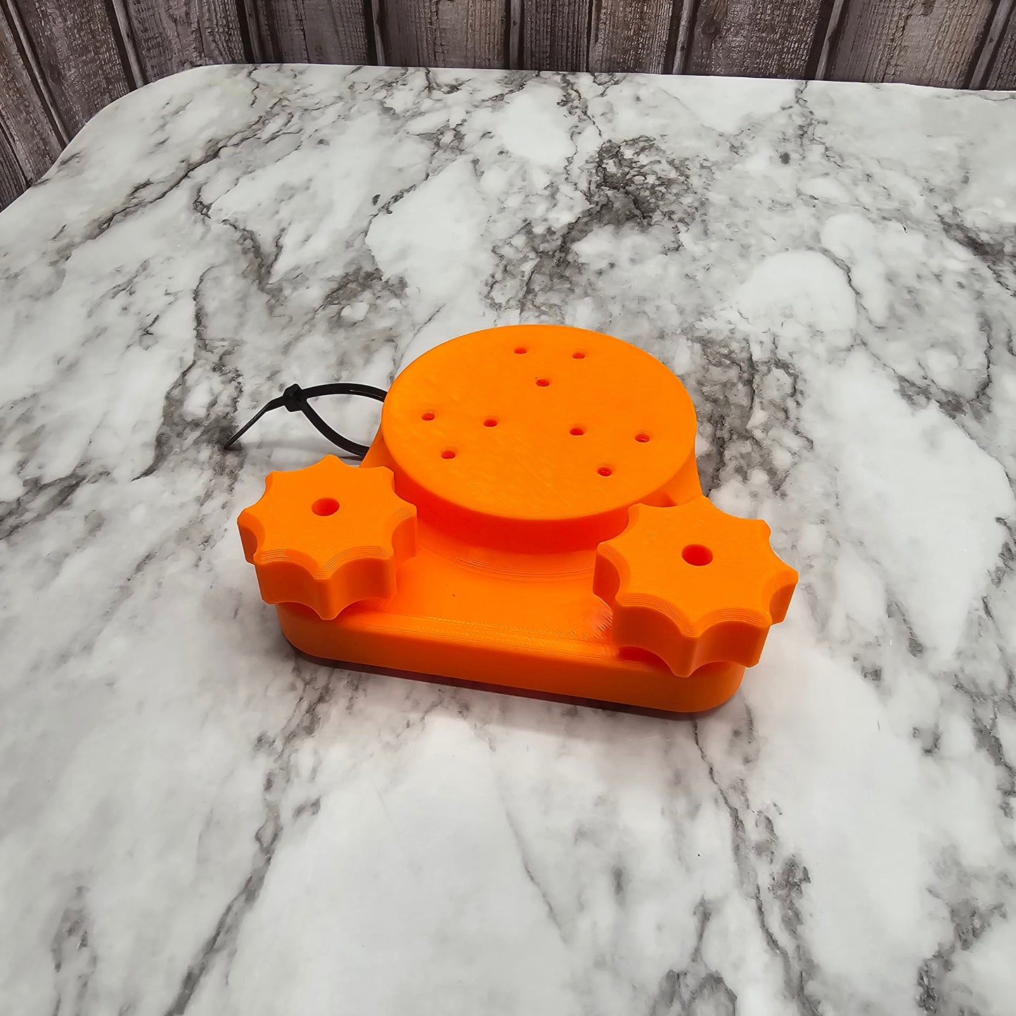 Front view of the Striker rail mount