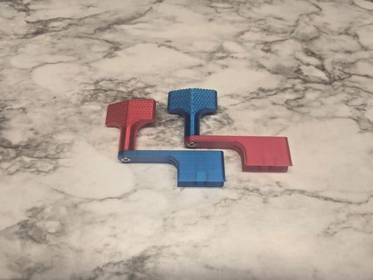 red and blue tip up winders