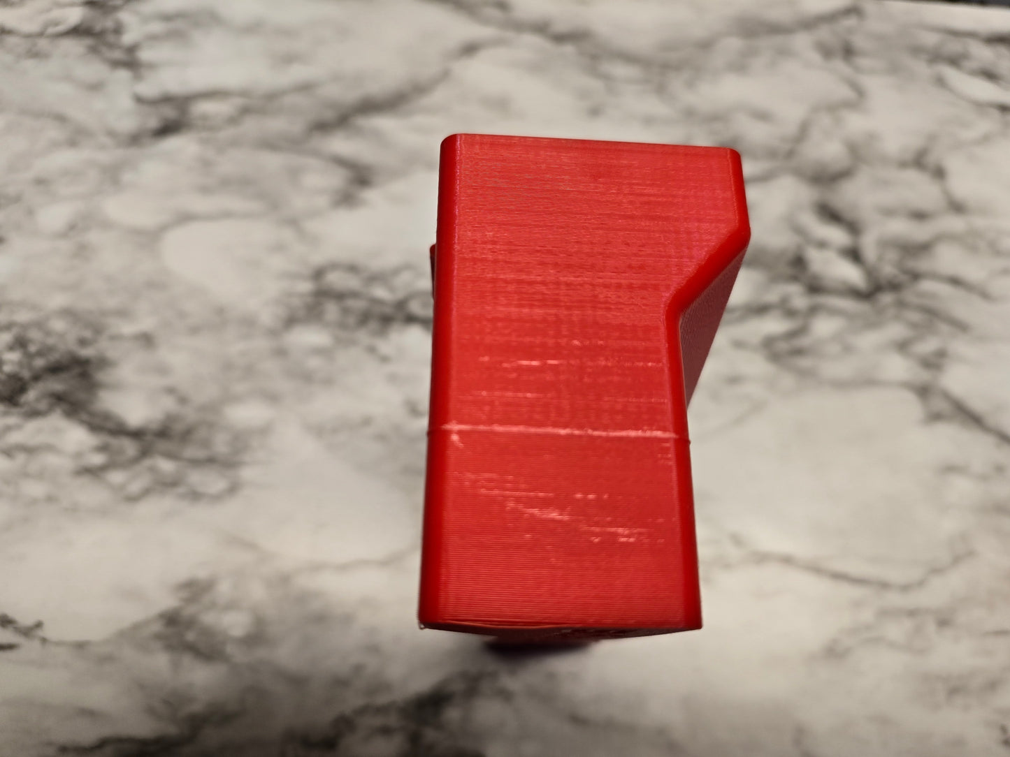 blemished red transducer cover
