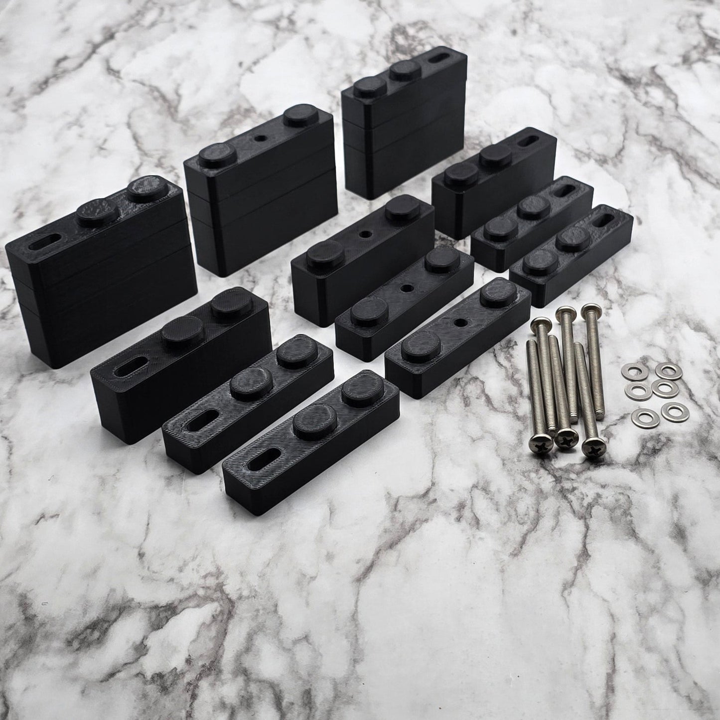 risers set and screws