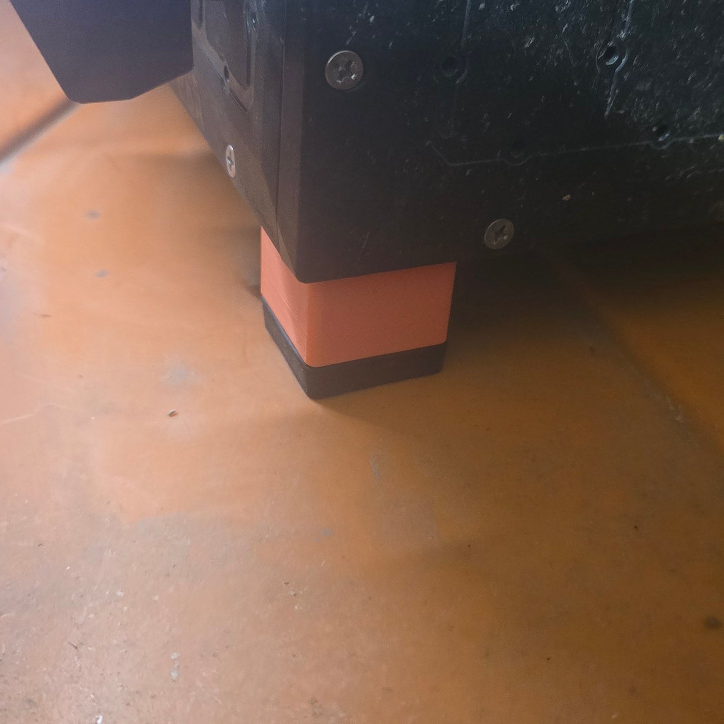 Foot Risers Installed