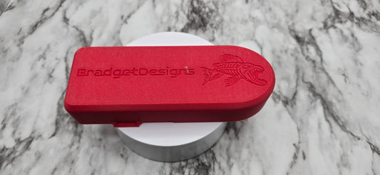 red transducer cover