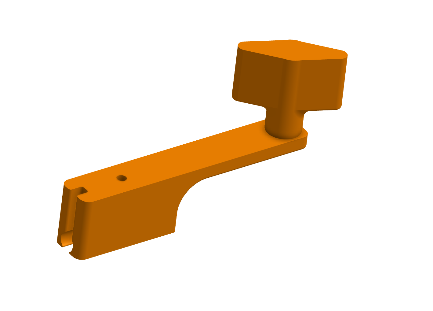 Rendering of the tipup winder model