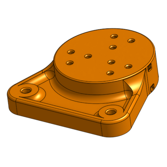 Model rendering of the Striker mount