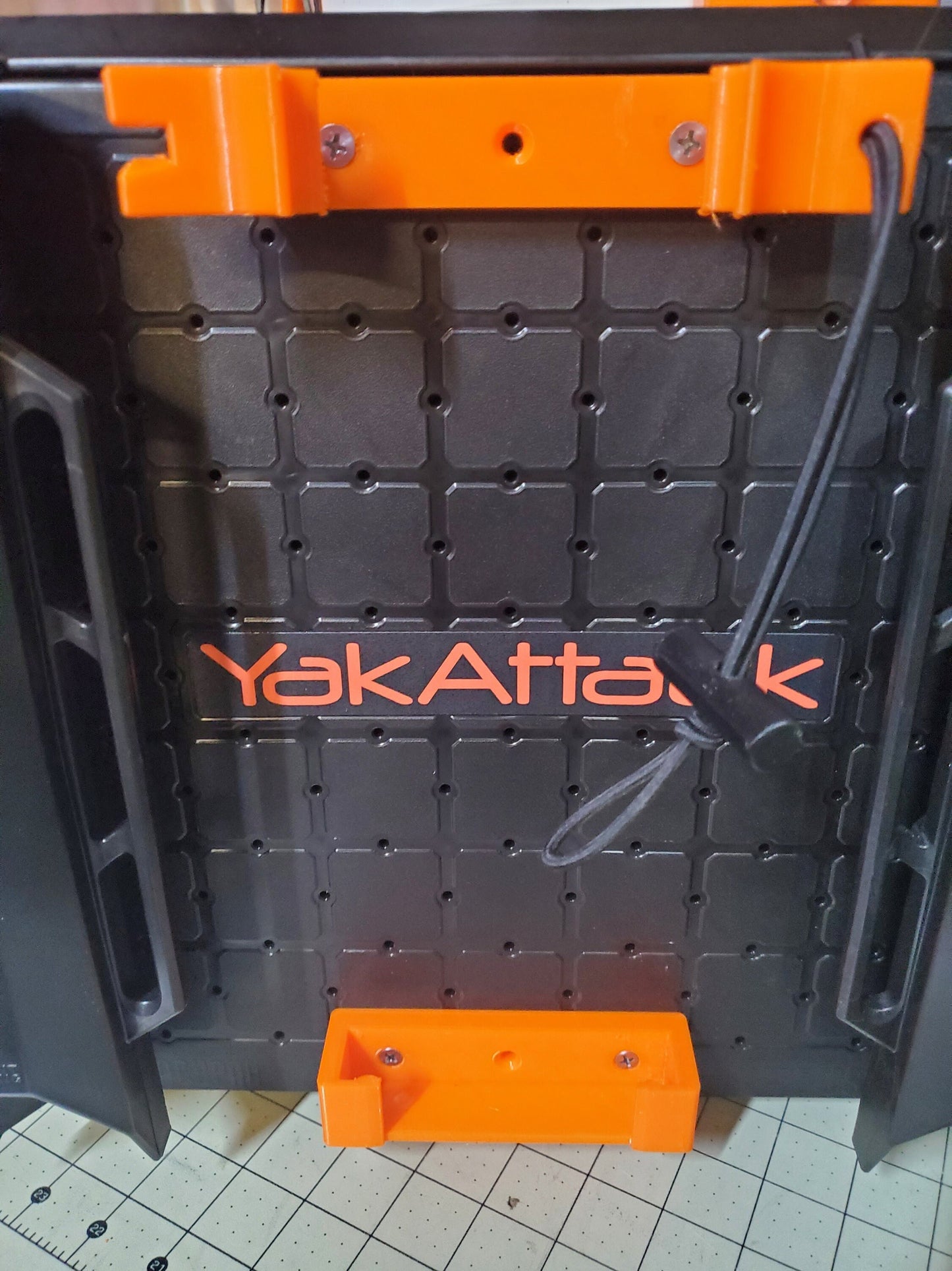 clamp mounted to crate