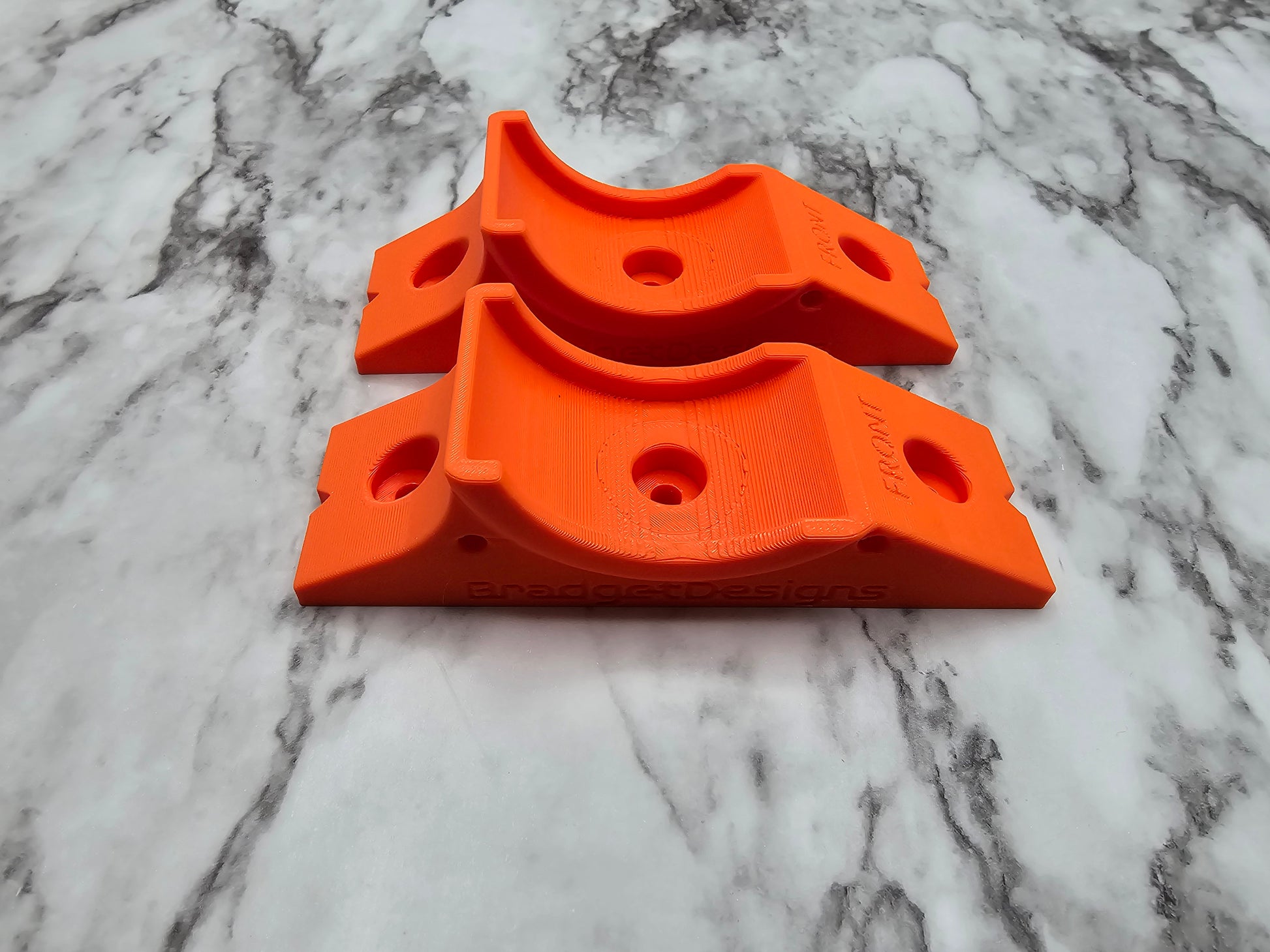 Image of older design seat risers