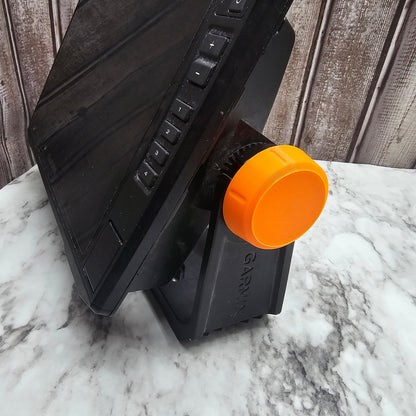 Side view of a custom knob