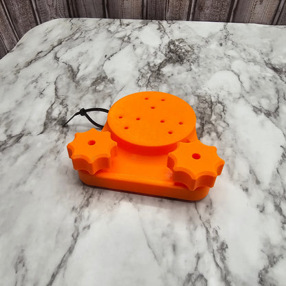 Front view of the Striker rail mount