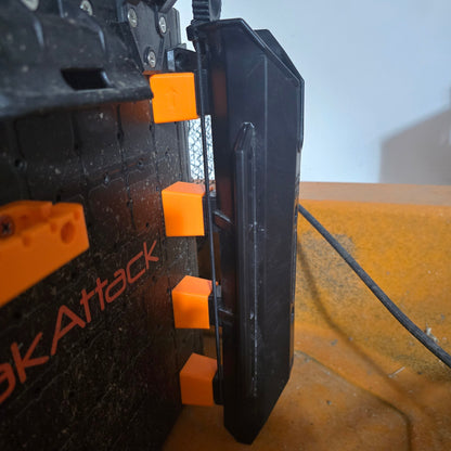 Photo of the spacers installed