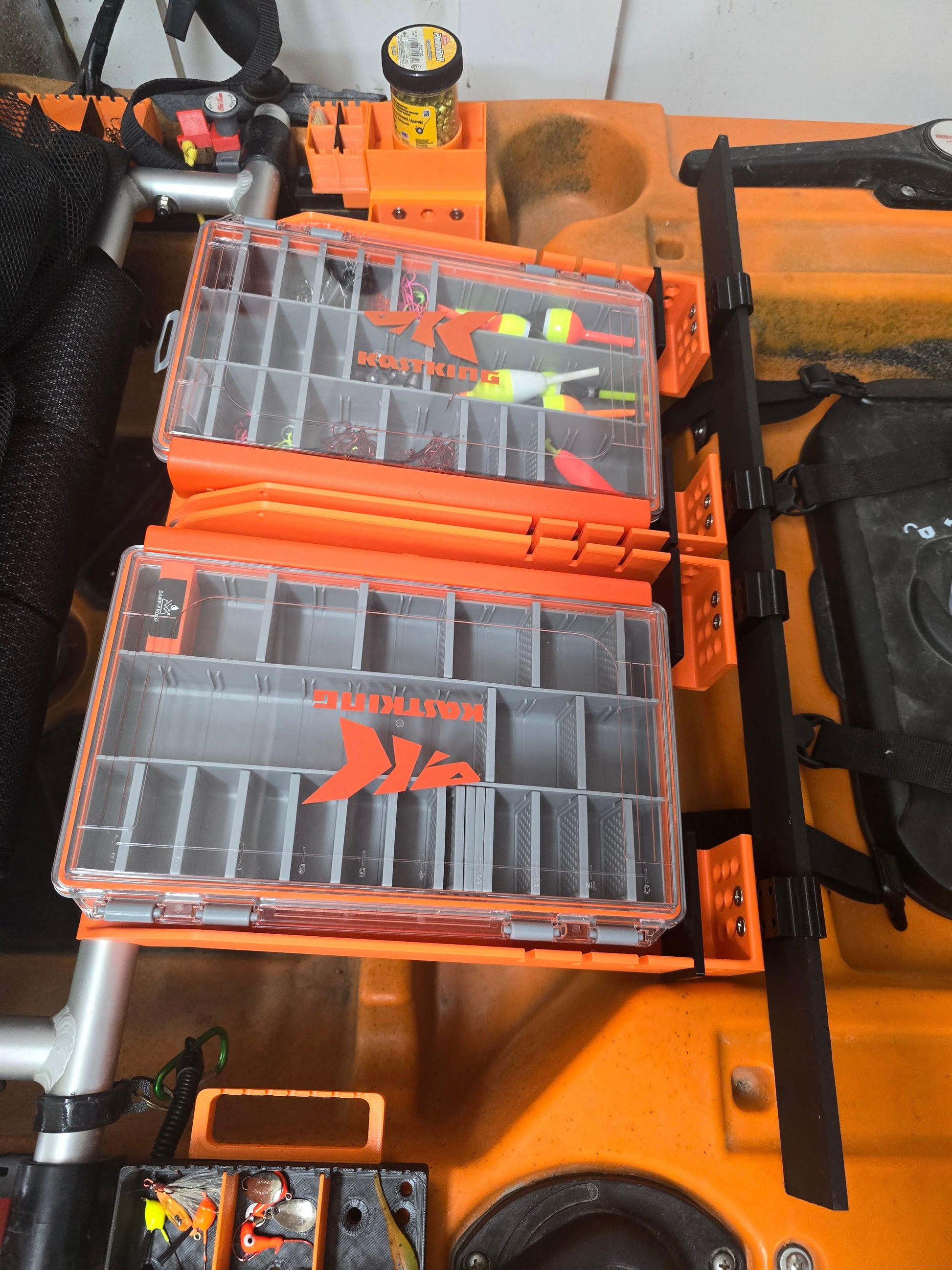 best kayak tackle boxes Old Town PDL Under Seat Tackle Box Trays Double Kit