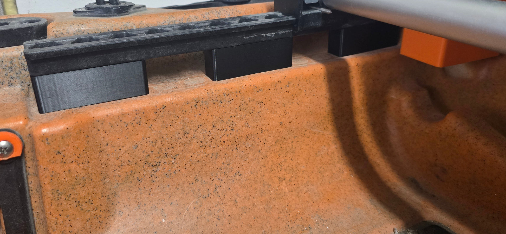 risers on kayak
