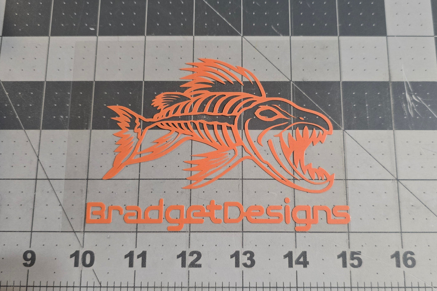 5" Decal in Orange