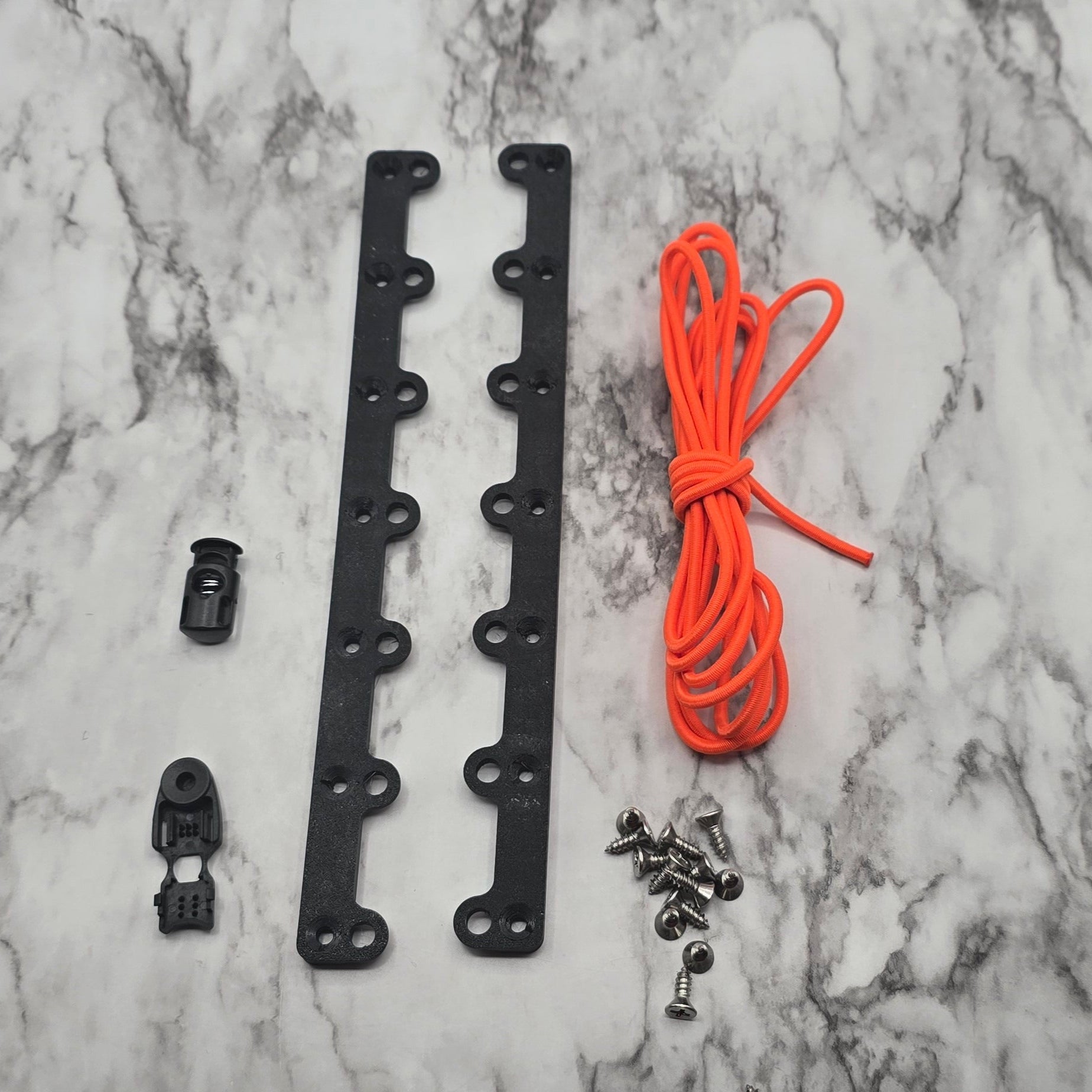 bungee bars, tensioners, bungee,and screws