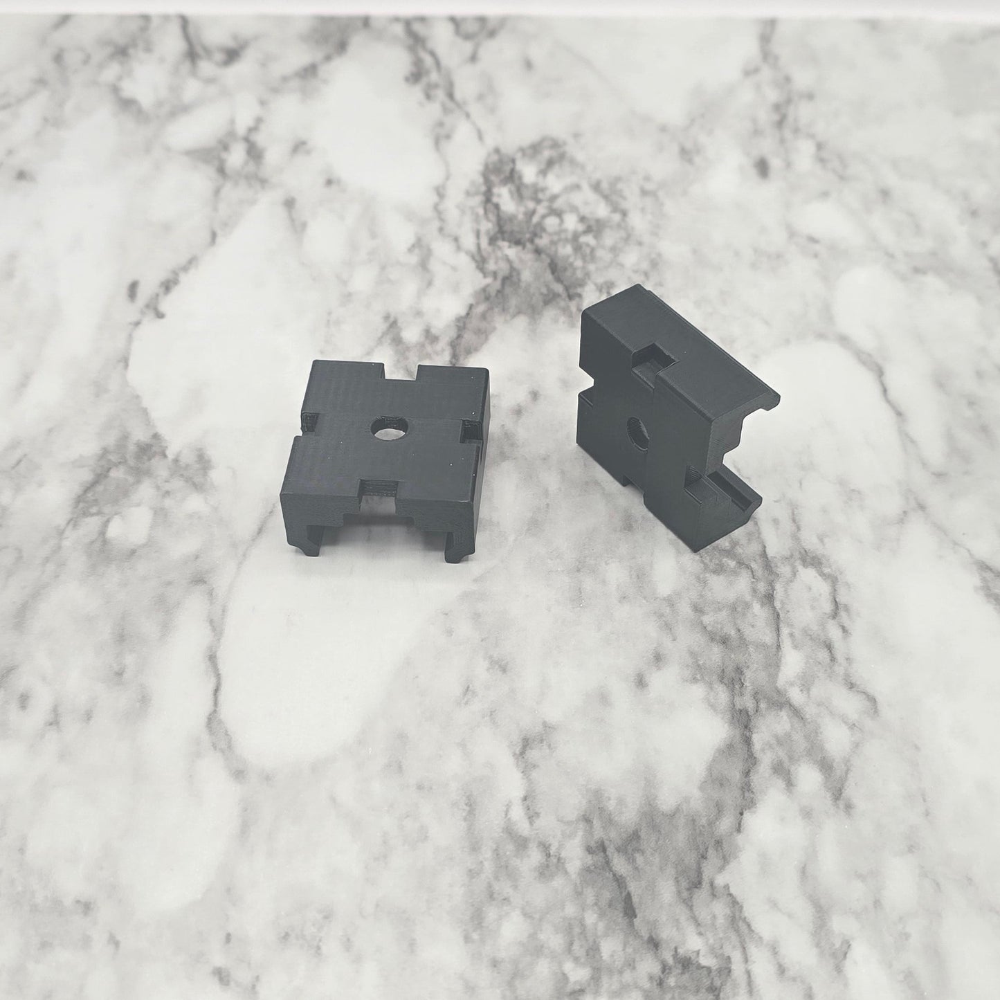 Black seat rail mounts w/o t-bolts