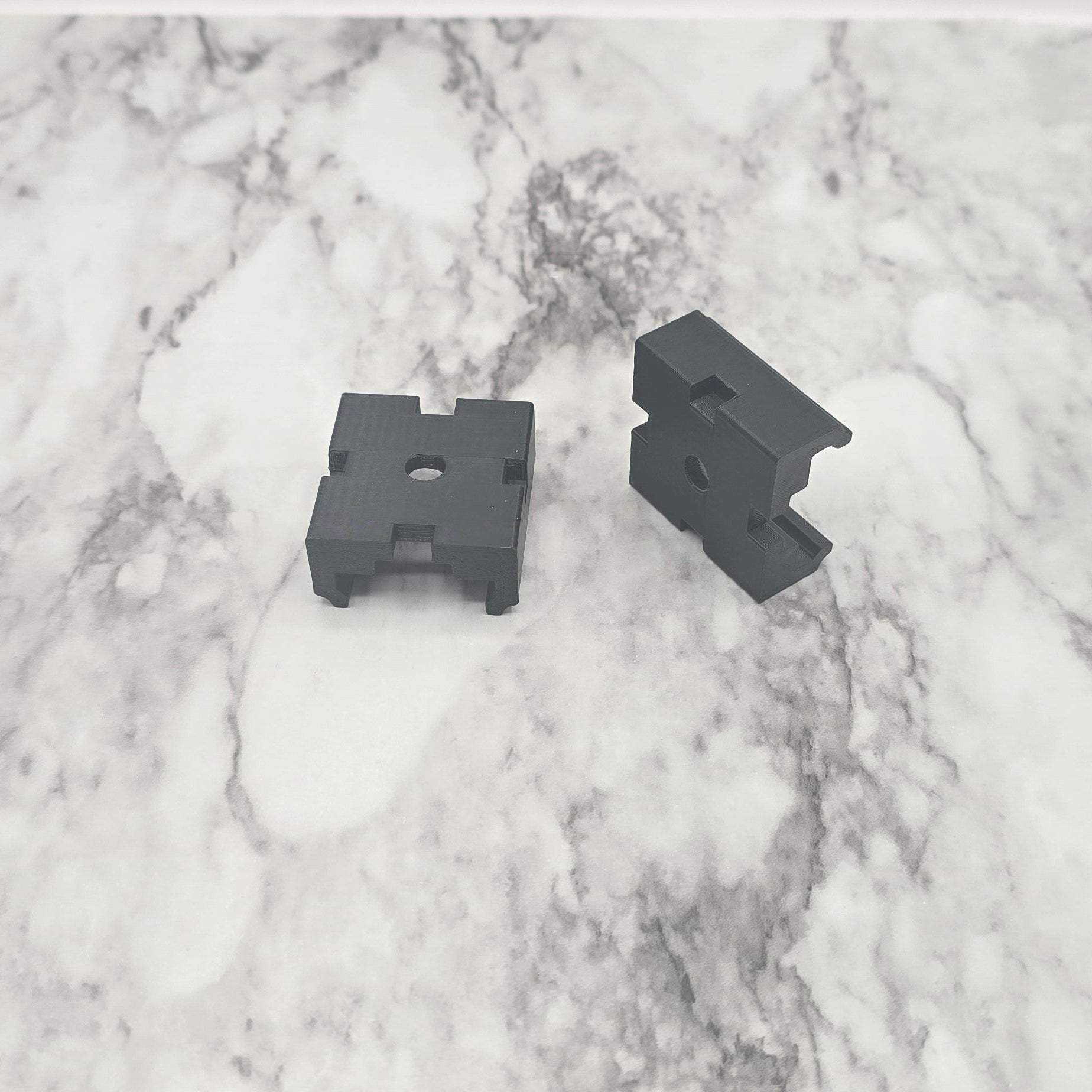 Black seat rail mounts w/o t-bolts