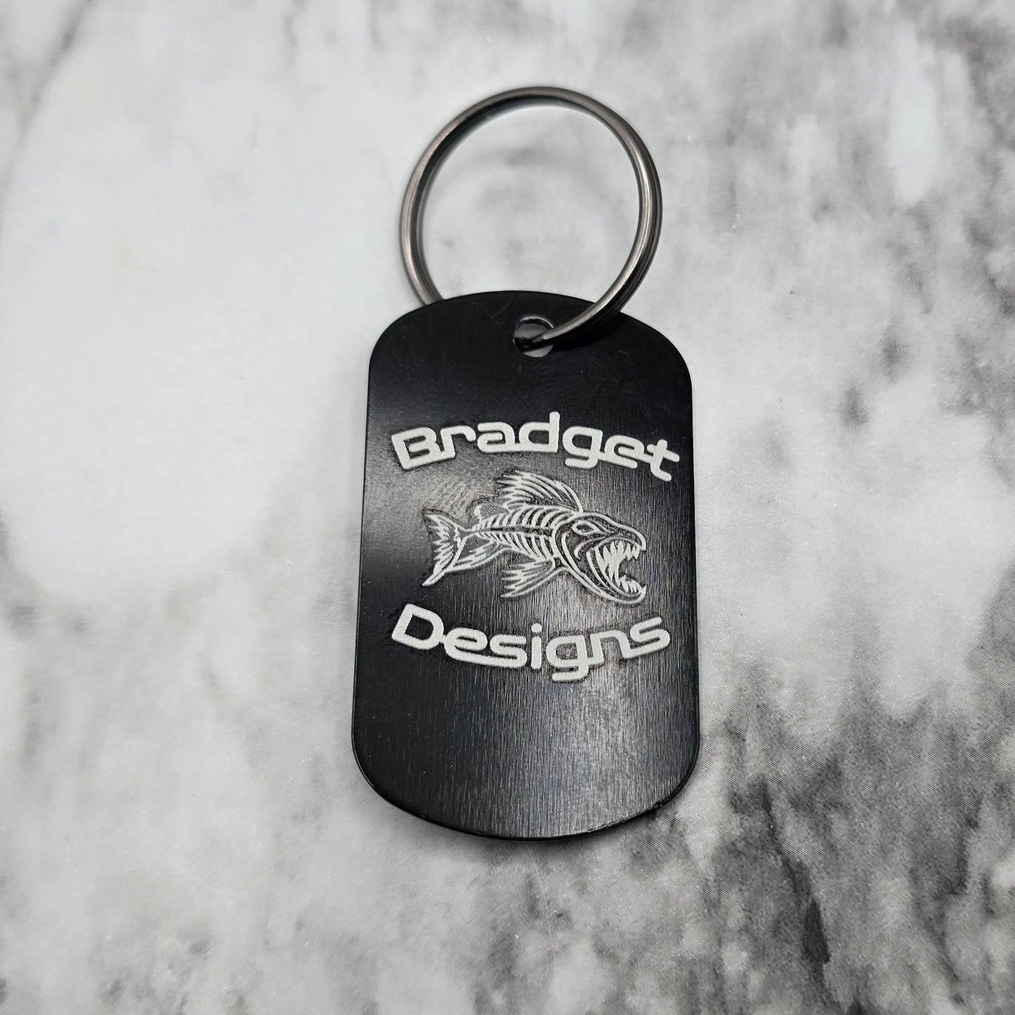 Laser Engraved Aluminum Dog Tag