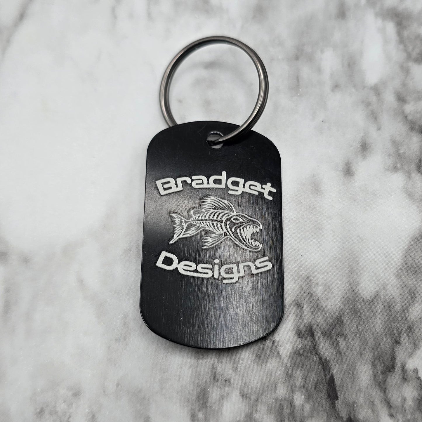 Laser Engraved Aluminum Dog Tag