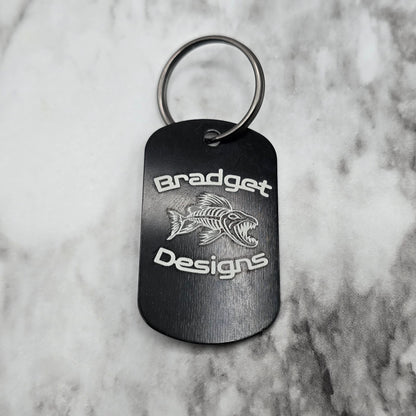 Laser Engraved Aluminum Dog Tag