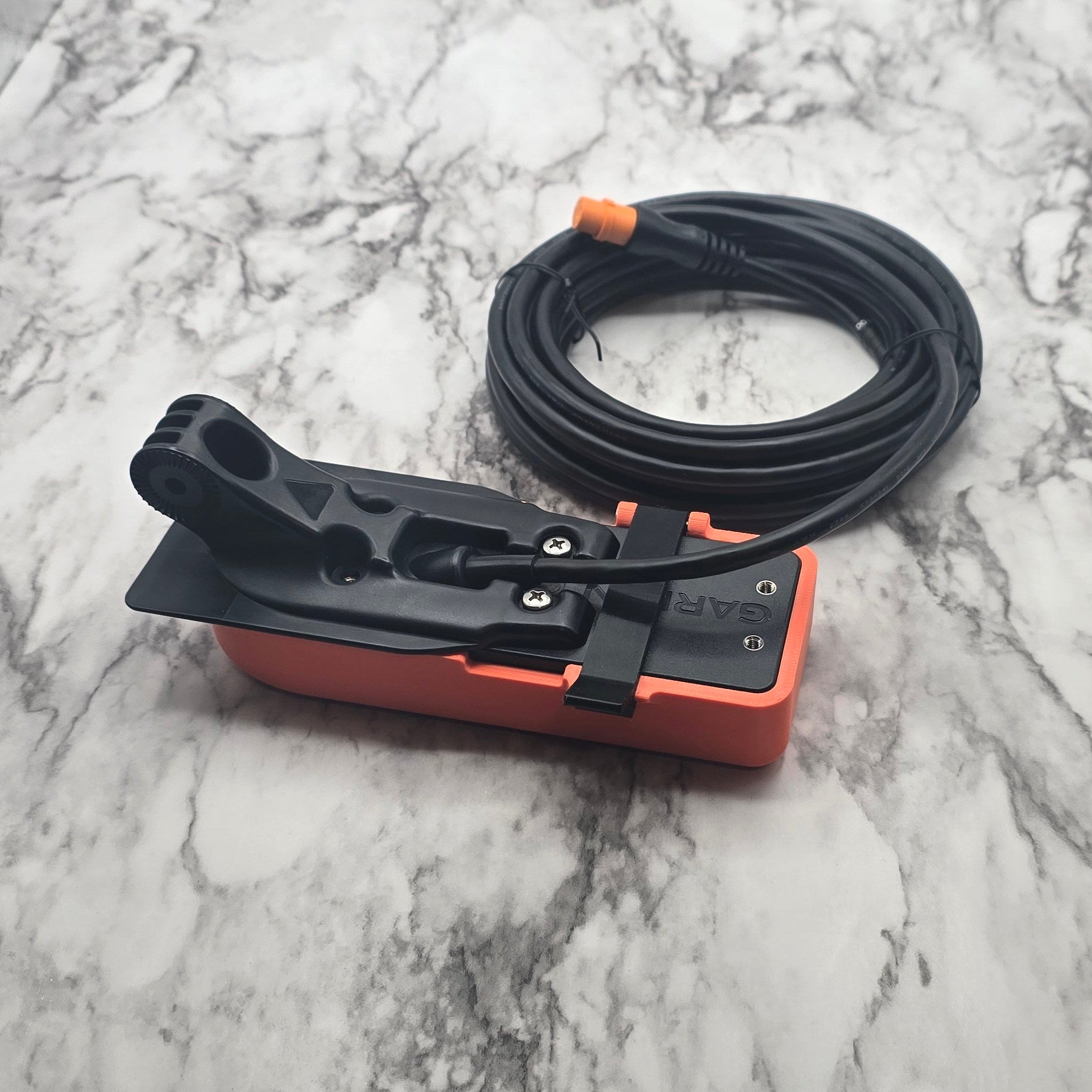 Photo of transducer in cover