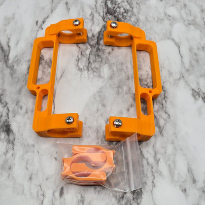 set of two orange MK clamp on tool holders