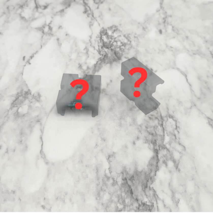 Request a color seat rail mounts w/o t-bolts