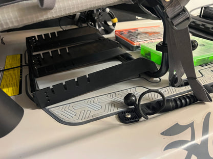 Double tray set from the side