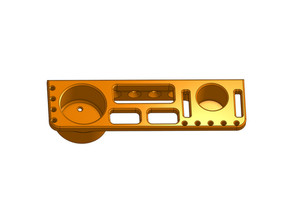 Rendering of cup left dual bait tool holder