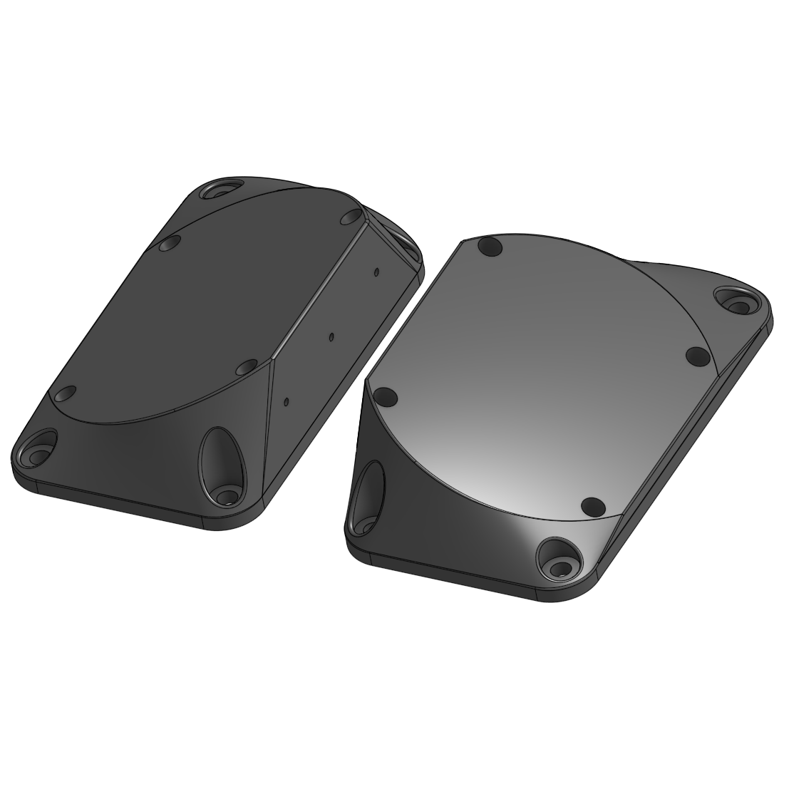 Rendering of offset mounts