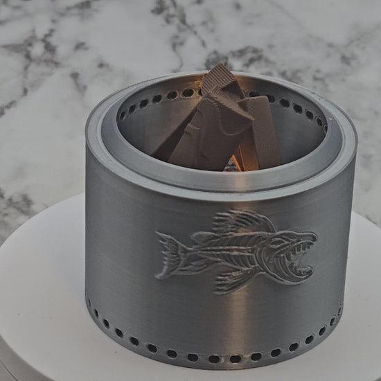 Video of simulated fire