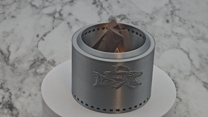 Video of simulated fire