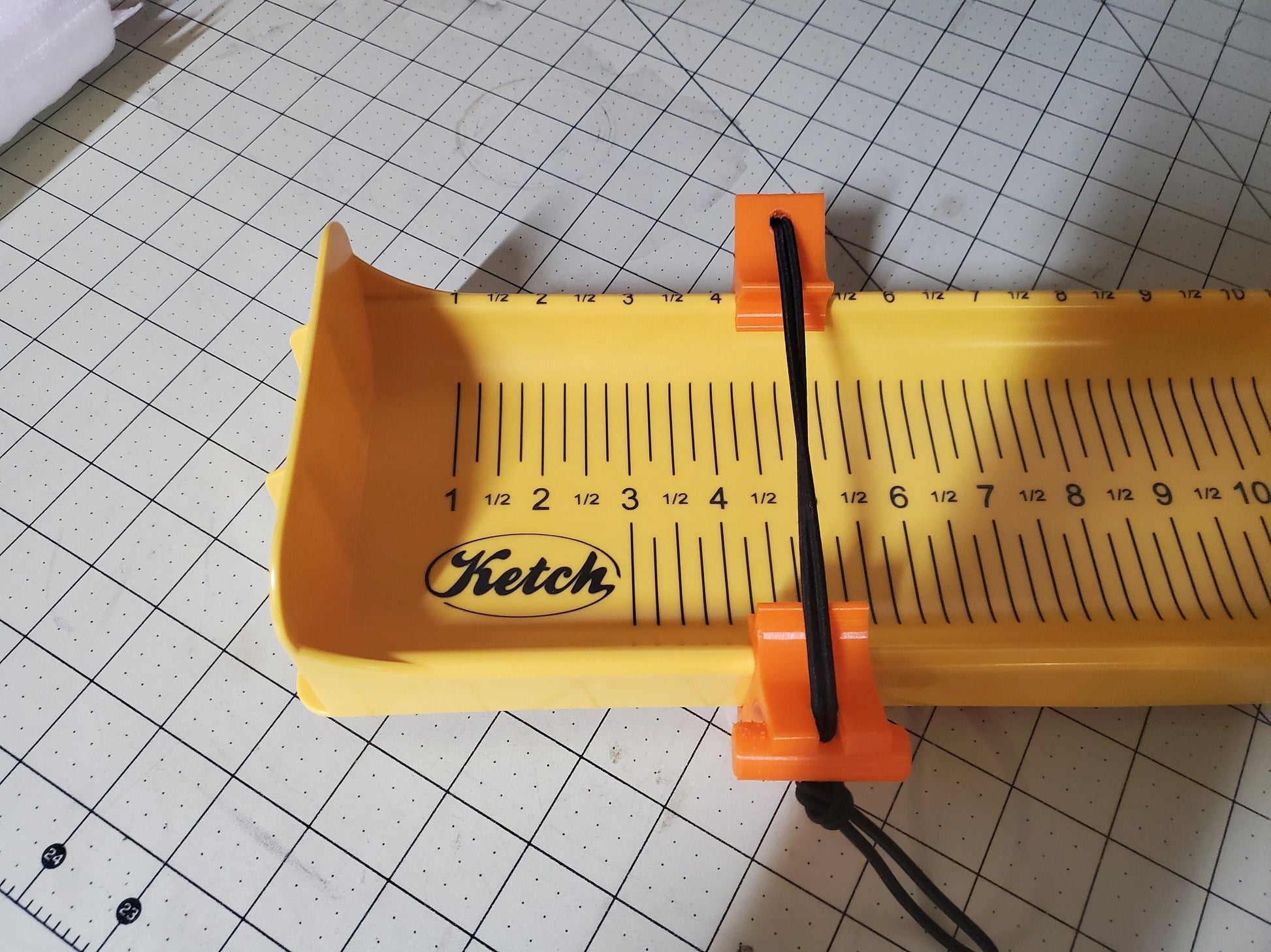 photo of clamp on board 