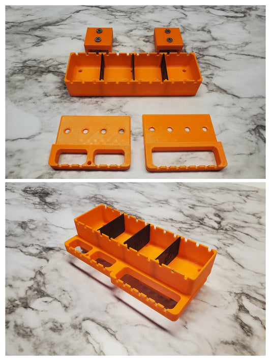 Photo showing the 4 unit bundle parts and assembly