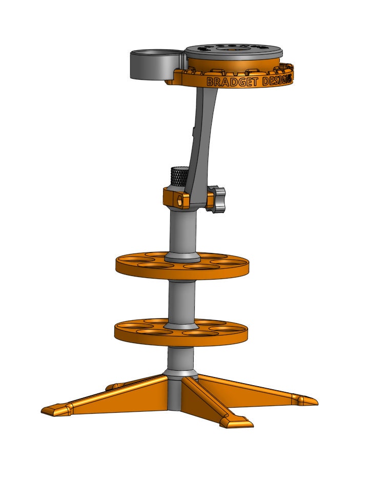 Model rendering of a shack caddy